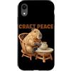 Pottery Capybara Outfit Custodia per iPhone XR Funny Craft Peace Capybara con Potter Hobby