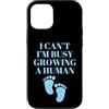 Cute Blue New Mother Custodia per iPhone 12/12 Pro Carino blu nuovo regalo mamma bambino bambino piedi