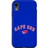 Bay State Boston Custodia per iPhone XR Cape Cod Boston Massachusetts Baseball Logo Abbigliamento