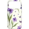 Floral Aesthetic Flower Botanical Gifts Custodia per iPhone 17 Pro Motivo floreale con fiori viola lavanda