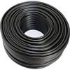 SeKi Cavo per altoparlante, 2 x 4,00 mm², anello da 50 m, colore: nero