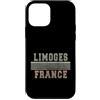 French born and France apparel Custodia per iPhone 12 mini Retro Limoges Francia