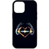Headphones Heartbeat Music Lover DJ Audi Custodia per iPhone 12 mini Cuffie Heartbeat Music Lover DJ Sound Wave