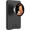 Pottery Capybara Outfit Divertente costume Clay Vibes per gli amanti di Potter e Capibara PopSockets PopWallet per MagSafe