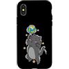 cat sport hobby funny cute ball fitness Custodia per iPhone X/XS Gatto Pallavolo