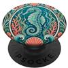 Art Nouveau Animals Cavalluccio marino tropicale subacqueo Deco PopSockets PopGrip Adesivo