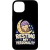 Jimbeels Custodia per iPhone 13 Resting My Personality Gufo