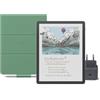 Amazon Kindle Scribe Colorsoft 64 GB (Grafite) + Penna Premium + Custodia | Materiali di origine vegetale (Verde Matcha) + USB-C Caricabatterie