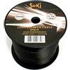 SeKi Cavo per altoparlante, 2 x 1,50 mm2, 100 m, colore: nero, CCA