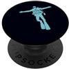 Snorkeling & Free Diver Club L'oceano chiama subacquea amante dell'avventura vintage PopSockets PopGrip Adesivo