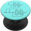 Composer Musician Orchestra Band Gifts Grafico delle formule di progressione degli accordi di teoria musicale classica Jazz PopSockets PopGrip Adesivo