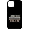 French born and France apparel Custodia per iPhone 13 Retro Limoges Francia