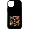 Rottweiler Astronaut Space Dogs Mid Cent Custodia per iPhone 14 Plus Rottweiler Astronauta Space Dogs Mid Century Retro