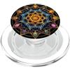 Cool Metatron's Cube Designs Geometria sacra Fiore della Vita Cubo di Metatron PopSockets PopGrip per MagSafe