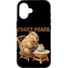 Pottery Capybara Outfit Custodia per iPhone 16 Funny Craft Peace Capybara con Potter Hobby