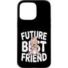 Cute Future Friend Baby Brother Custodia per iPhone 15 Pro Max Futuro migliore amico carino baby shower annuncio