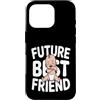 Cute Future Friend Baby Brother Custodia per iPhone 16 Pro Futuro migliore amico carino baby shower annuncio