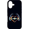 Headphones Heartbeat Music Lover DJ Audi Custodia per iPhone 17 Cuffie Heartbeat Music Lover DJ Sound Wave