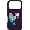 Birthday Gift Limited Edition July 2006 Custodia per iPhone 17 Pro Edizione Limitata Luglio 2006 Retro Vintage 2006