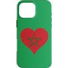 Ptera: Cool Morocco Flag For Proud Moroc Custodia per iPhone 16 Pro Max Bandiera Marocco Vintage per Orgogliosi Tifosi Marocchini