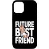 Cute Future Friend Baby Brother Custodia per iPhone 12/12 Pro Futuro migliore amico carino baby shower annuncio
