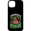 Cute Fruit Cartoon Joke for Food Lovers Custodia per iPhone 15 Plus Divertente cibo gioco di parole anguria melonaire amante dei soldi