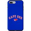 Bay State Boston Custodia per iPhone 7 Plus/8 Plus Cape Cod Boston Massachusetts Baseball Logo Abbigliamento