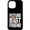 Cute Future Friend Baby Brother Custodia per iPhone 13 Pro Max Futuro migliore amico carino baby shower annuncio
