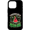 Cute Fruit Cartoon Joke for Food Lovers Custodia per iPhone 16 Pro Divertente cibo gioco di parole anguria melonaire amante dei soldi