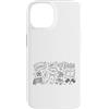 Soccer Doodle Art Custodia per iPhone 14 Calcio Calcio Giorno Doodle Giocatore Fan