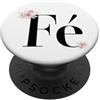 Catholic Faith Hispanic Religious Belief Jesus Christ Cross Bible Verse Sayings Christian Devotion PopSockets PopGrip Adesivo