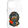 Jimbeels Custodia per iPhone 16 Pro Spin Serve Reset Tennistavolo