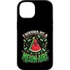 Cute Fruit Cartoon Joke for Food Lovers Custodia per iPhone 14 Divertente cibo gioco di parole anguria melonaire amante dei soldi