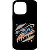 Cosmic Dreamer Design Custodia per iPhone 14 Pro Max Laser Eyes Pizza Surfer Cat Retro Vaporwave Space