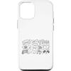Soccer Doodle Art Custodia per iPhone 12/12 Pro Calcio Calcio Giorno Doodle Giocatore Fan