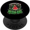Cute Fruit Cartoon Joke for Food Lovers Divertente cibo gioco di parole anguria melonaire amante dei soldi PopSockets PopGrip Adesivo