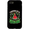 Cute Fruit Cartoon Joke for Food Lovers Custodia per iPhone SE (2020) / 7/8 Divertente cibo gioco di parole anguria melonaire amante dei soldi