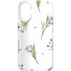 Floral Aesthetic Flower Botanical Gifts Custodia per iPhone 17 Motivo floreale con fiori viola lavanda