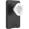 Fraxoweb Citazione ispiratrice Smile It Increases Your Face Value PopSockets PopWallet per MagSafe