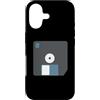 Funny Easy Lazy Last Minute Costumes Custodia per iPhone 17 Costume Floppy Disk Nero