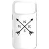 Fun Designs Custodia per iPhone 17 Pro Max Bussola frecce Nord Sud Est Ovest Avvent