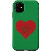 Ptera: Cool Morocco Flag For Proud Moroc Custodia per iPhone 11 Bandiera Marocco Vintage per Orgogliosi Tifosi Marocchini