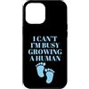 Cute Blue New Mother Custodia per iPhone 12 Pro Max Carino blu nuovo regalo mamma bambino bambino piedi