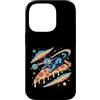 Cosmic Dreamer Design Custodia per iPhone 14 Pro Laser Eyes Pizza Surfer Cat Retro Vaporwave Space