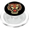 generic Design tradizionale americano della tigre del tatuaggio PopSockets PopGrip per MagSafe