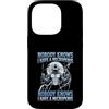 Alpha Wolf Meme Custodia per iPhone 14 Pro Micropene Divertente Uomini Inappropriati Rude Wolf Peinlich