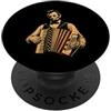 Liberty Accordion Humor Co Abe Lincoln Musicista 4 luglio Fisarmonicista patriottico PopSockets PopGrip Adesivo