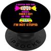 Sarcastic Driver Teacher Humorous Witty Divertente devo vedere la caramella prima poi ottenere il furgone dicendo PopSockets PopGrip Adesivo