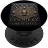 Spartan Warrior | Epic Figures Ancient G Spartani Leonida re di Sparta | Antica Grecia Spartan Elmo PopSockets PopGrip Adesivo