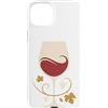 Red Wine Lover Drinking Gifts Custodia per iPhone 15 Plus Wine First Minimalist Sommelier Wine Lover Tasting